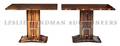 A Pair of Art Deco Madagascar Console Tables