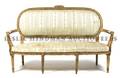 A Louis XVI Giltwood Canape
