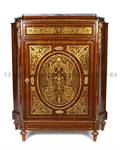 A Louis XVI Style Boulle Marquetry Inlaid Console Cabinet