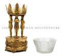 An Empire Style GiltMetal Figural Centerpiece