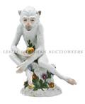 A Dresden Porcelain Monkey