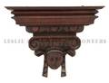 A Carved Wood Wall Bracket
