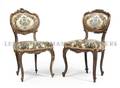 A Pair of Venetian Side Chairs