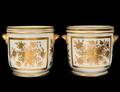 PAIR OF PARIS PORCELAIN JARDINIERES