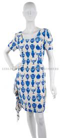 An Ungaro Greek Pottery Print Dress