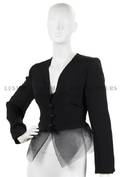 A Carolina Herrera Black Silk Jacket