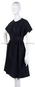 A Galanos Navy Cocktail Dress