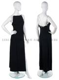 A Bill Blass Black Evening Gown
