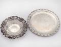 TWO STERLING SILVER DISHES