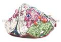 A BesBen Multicolor Silk World Hat