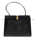 A Black Alligator Handbag