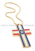 A Patriotic Military Cross Pendant