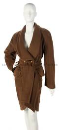 A Mila Schon Brown Wool Coat
