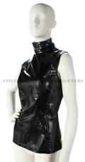 A Thierry Mugler Black Vinyl Top
