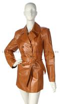 A Roberto Cavalli Caramel Leather Jacket