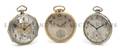 A Collection of Three Pocket Watches