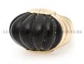 A 14 Karat Yellow Gold and Carved Onyx Ring
