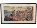 JAPANESE WOODBLOCK TRIPTYCH