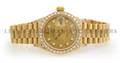 An 18 Karat Yellow Gold and Diamond Automatic Ladys Wristwatch Rolex