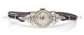 A 14 Karat White Gold and Diamond Ladys Dummy Wristwatch Lord Elgin
