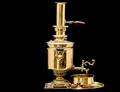 RUSSIAN BRASS SAMOVAR