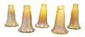 An Assembled Set of Five Charles Lotton Lily Shades