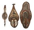 A Group of Sepik River Valley Articles New Guinea