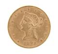 An 1893 US 10 Liberty Gold Coin