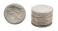 A Collection of Eleven US Silver Peace Dollars