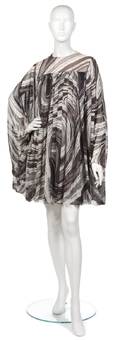 A Donald Brooks Custom Silk Chiffon Mini Dress
