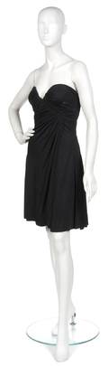 A Gianni Versace Black Jersey Cocktail Dress