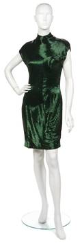 A Fabrice Green Beaded Dress