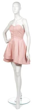 A Claude Montana Pink Cotton Dress