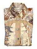 An Hermes Safari Scarf Blouse