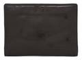 A Bottega Veneta Black Leather Envelope Clutch