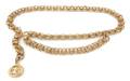 A Chanel Goldtone Chainlink Belt