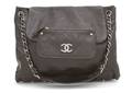 A Chanel Brown Caviar Leather Handbag
