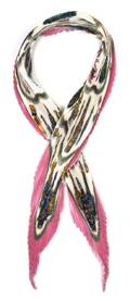 An Hermes Pleated Silk Scarf