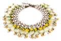 A Miriam Haskell Pearl Floral Beaded Necklace