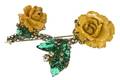 A Miriam Haskell Floral Brooch