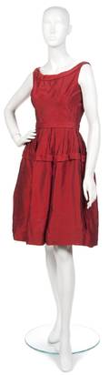 A Jacques Heim Red Cocktail Dress