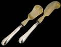 CONTINENTAL STERLING SILVER HANDLE SPOON AND KNIFE
