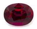 A Superb Oval Brilliant Cut Rubellite Tourmaline