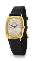 An 18 Karat Yellow Gold and Diamond Wristwatch Piaget