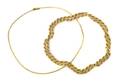 A Group of Yellow Gold Chains