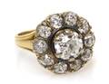 An Edwardian 18 Karat Yellow Gold and Diamond Ring