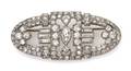 An Art Deco Platinum and Diamond PendantBrooch