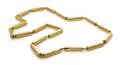 A 14 Karat Yellow Gold Hexagonal Bar Link Necklace Tiffany  Co