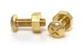 A Pair of 14 Karat Yellow Gold Nut and Bolt Cufflinks Tiffany  Co