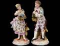 PAIR OF CONTINENTAL PORCELAIN FIGURES